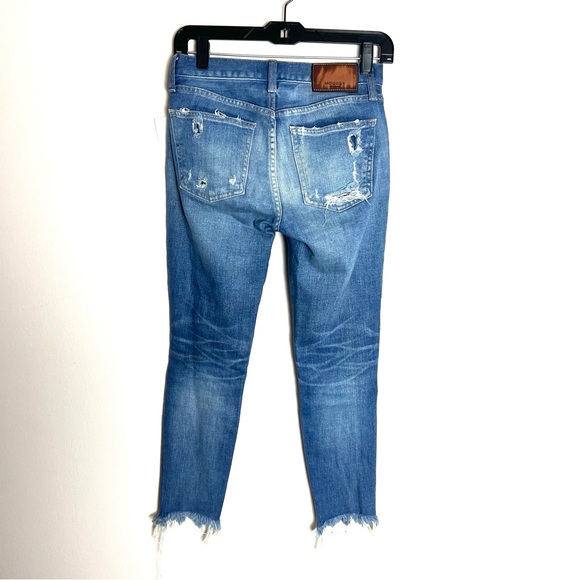 Moussy Vintage Ridgewood Distressed Mid Rise Skinny Jeans - Picture 8 of 11